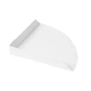 Portacrepes 'thepack'  17x17x2,5 cm bianco cartone nano-micro (800 unità)
