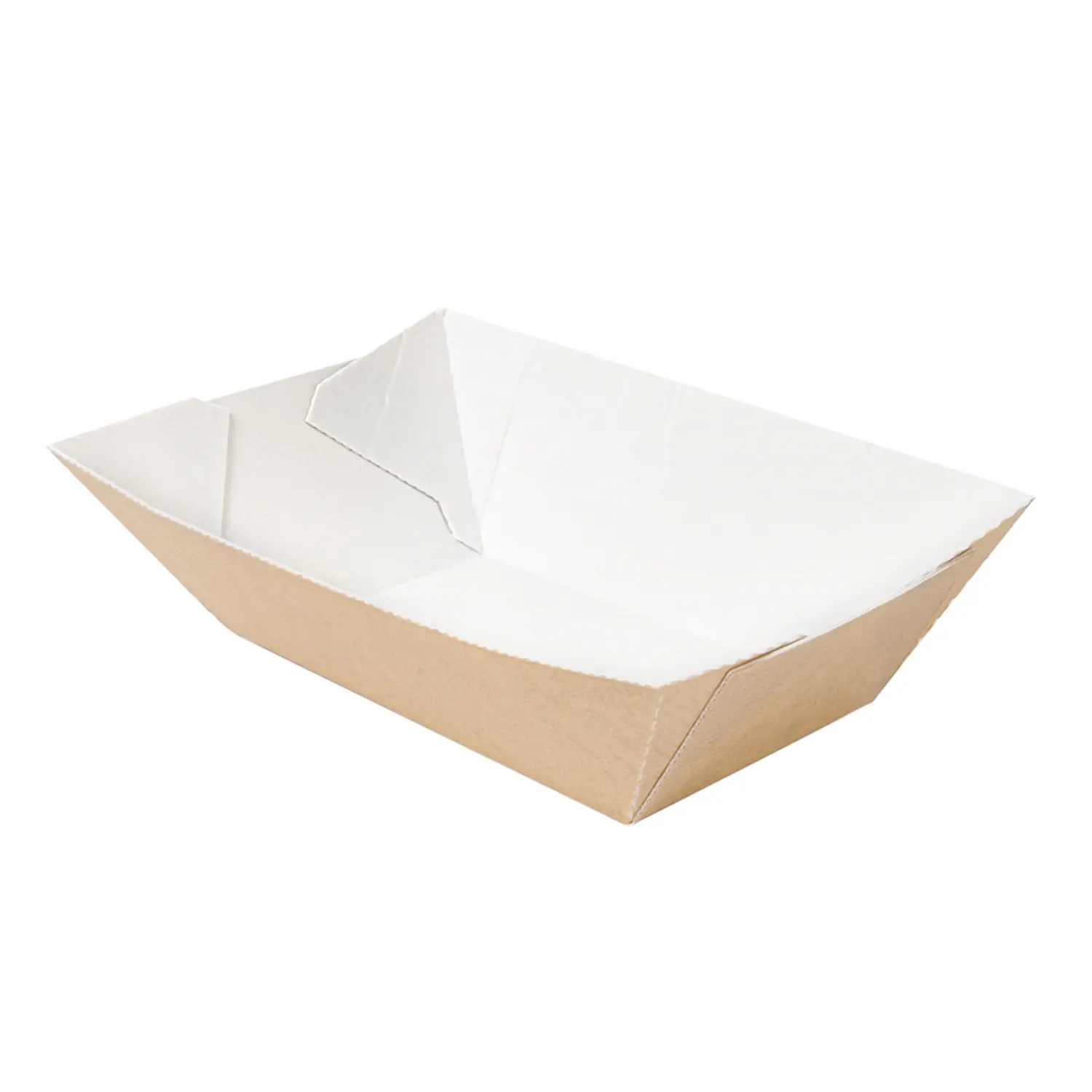 Barquillas 'thepack' 240 g 8,5x5x4 cm natural cartón nano-micro (1800 unid.)