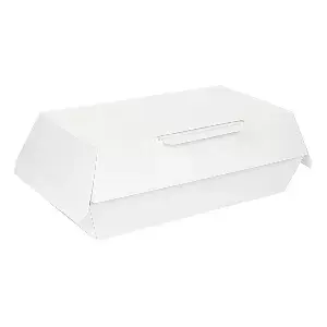 Scatole "lunch box" 'thepack'  19,5x11,5x6,5 cm bianco cartone nano-micro (300 unità)