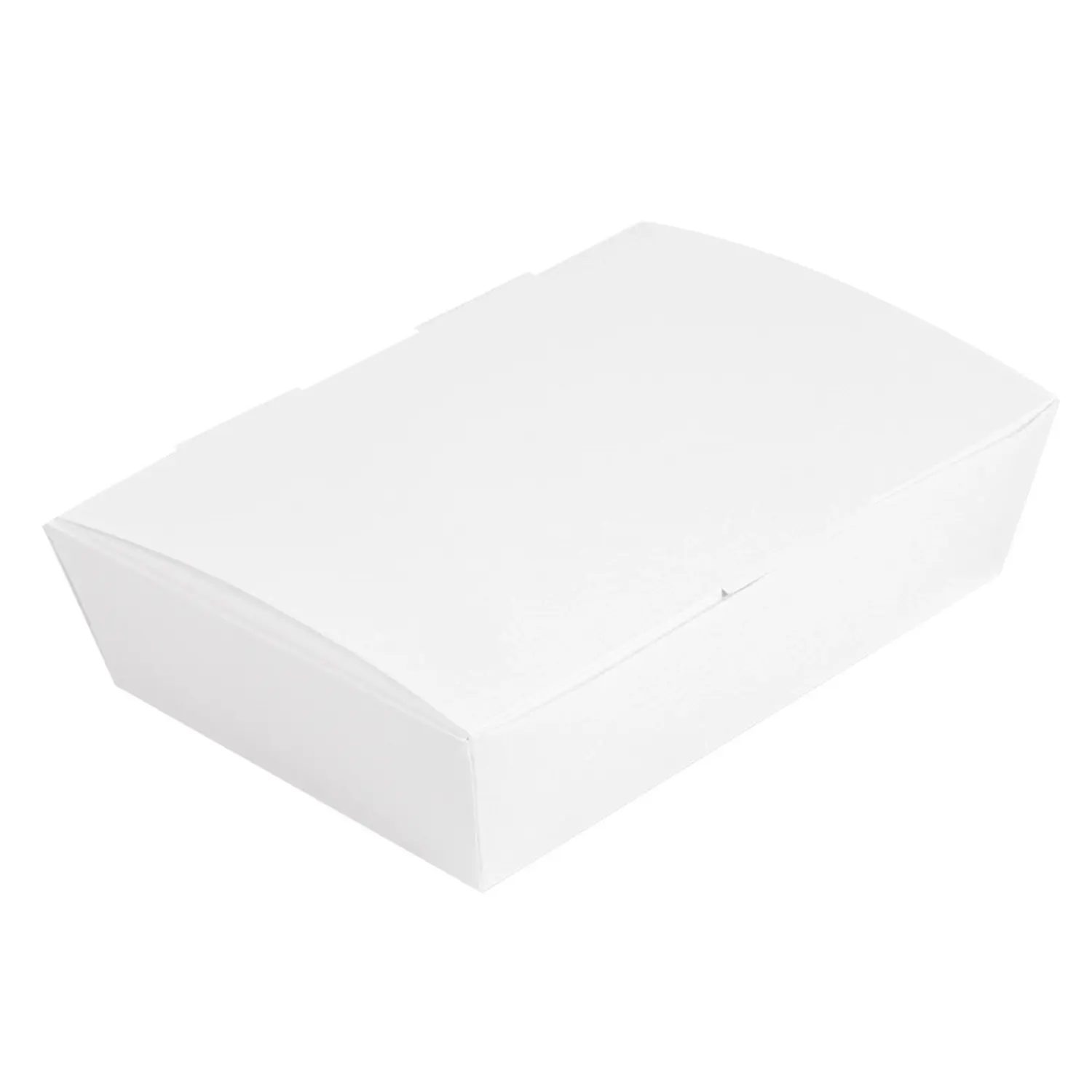 Scatole "lunch box" copperchio 'thepack' 1000 ml (32 oz) 20,5x14,6x5 cm bianco cartone nano-micro (360 unità)