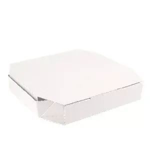Scatola ottagonale   32x32x3,8 cm bianco cartone a microcanali (100 unità)