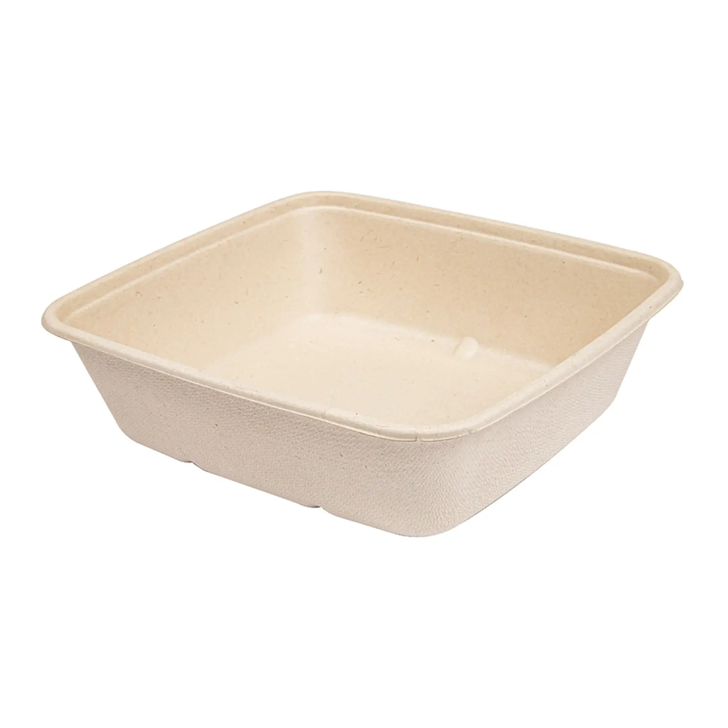Bandejas 'bionic' 1250 ml 20x18,5x5,5 cm natural bagazo (400 unid.)