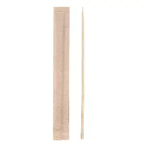 Palillos enfundados kraft  6,5 cm natural madera (1000 unid.)
