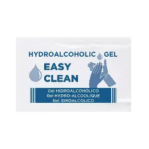 Gel idroalcolico easy clean 2,5 ml 4,5x7 cm (250 unità)