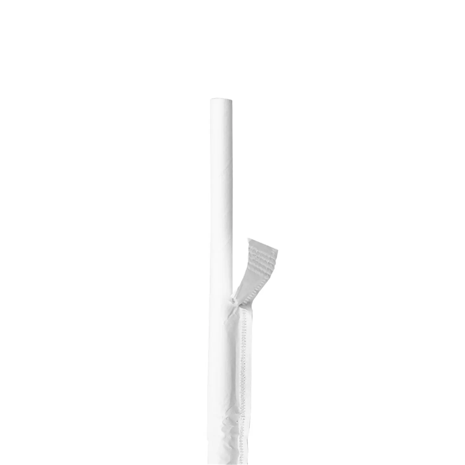 
palhas embaladas 'paper'  ø0,80x20 cm branco papel (3000 unidade)