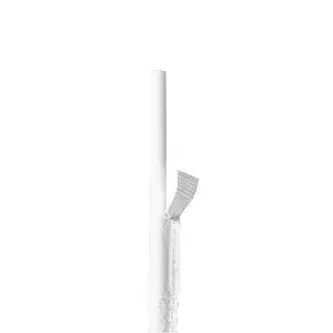 
palhas embaladas 'paper'  ø0,80x20 cm branco papel (3000 unidade)