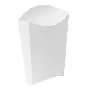Scatoline per fritti 'thepack' 190 g 14,5x9,5x18 cm bianco cartone nano-micro (1200 unità)