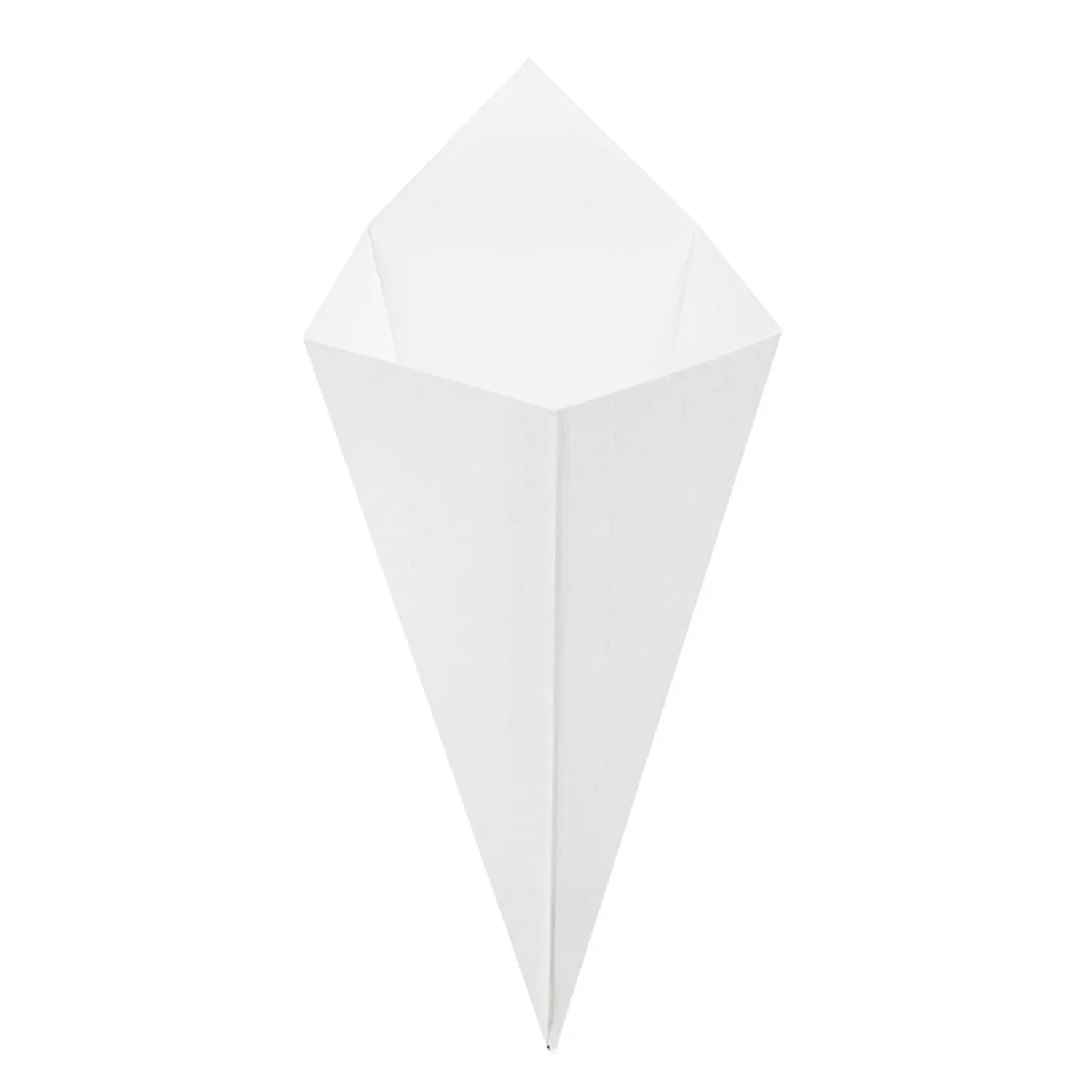 Coni per fritti 'thepack' 100 g 12,8x21,7 cm bianco cartone nano-micro (1600 unità)