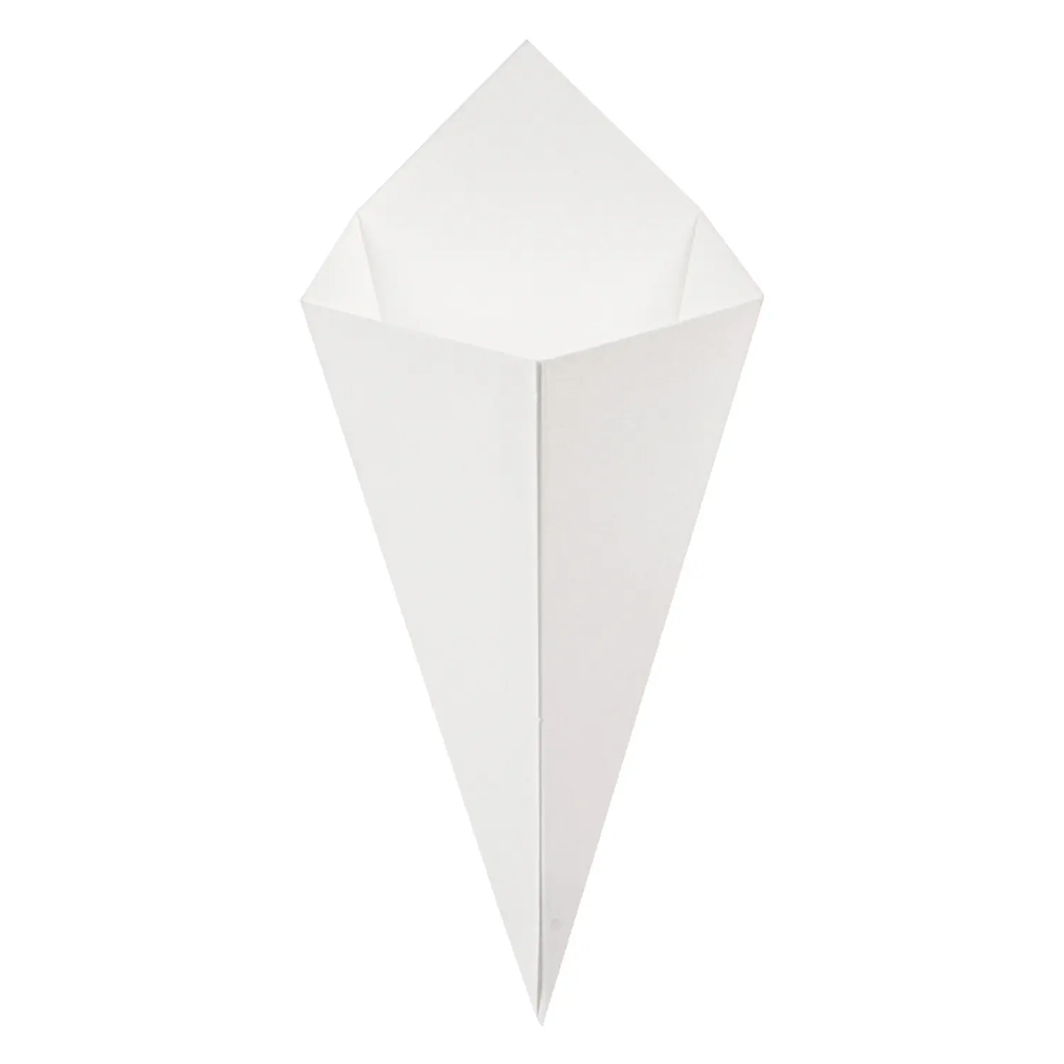 Cones batatas fritas 'thepack' 250 g 15,7x26,8 cm branco cartão nano-micro (1200 unidade)