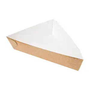 Barchette triangolare 'thepack'  14,5x19x3,5 cm naturale cartone nano-micro (900 unità)