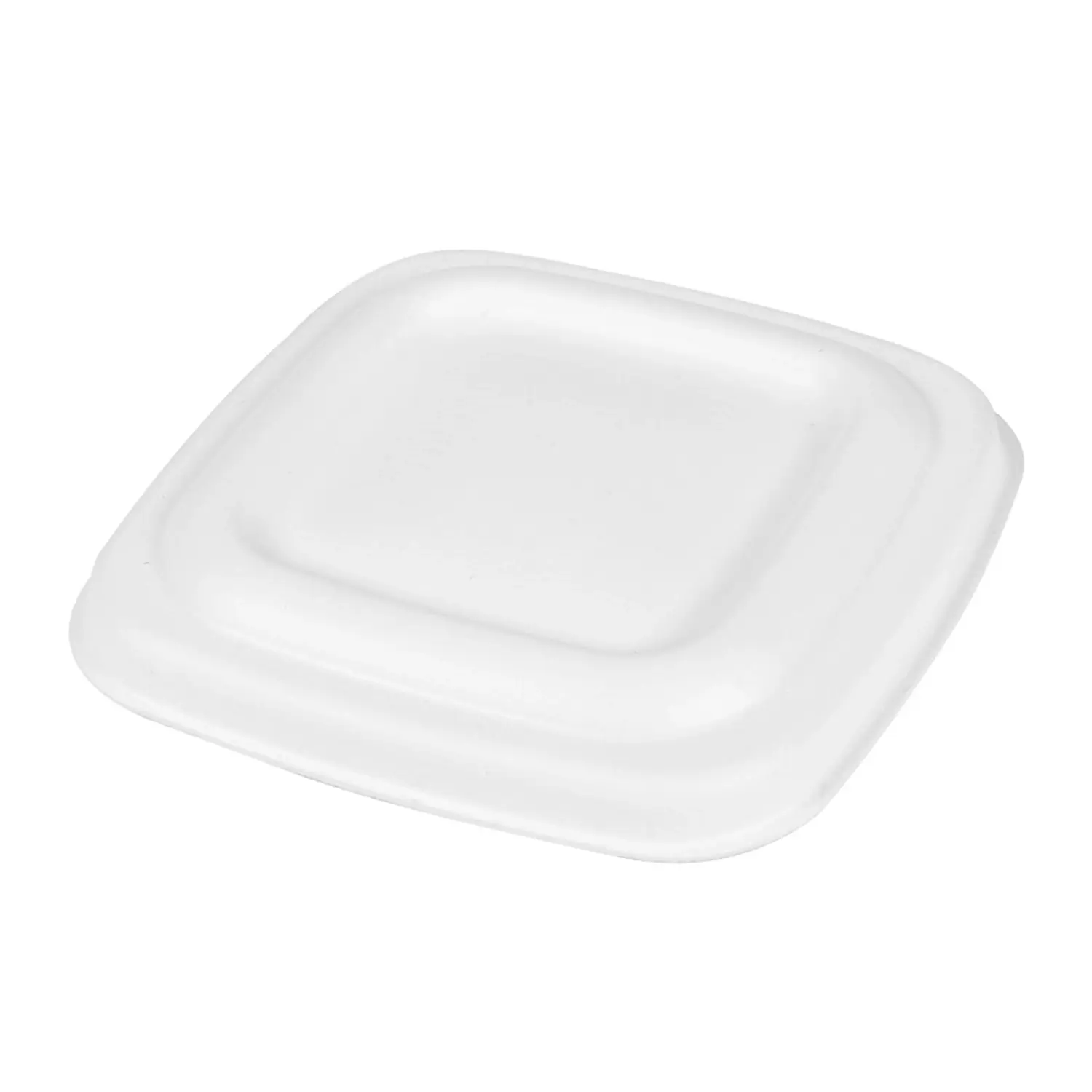 Coperchi per codici 253.86/88/90 'bionic'  8x8x0,8 cm bianco bagassa (600 unità)