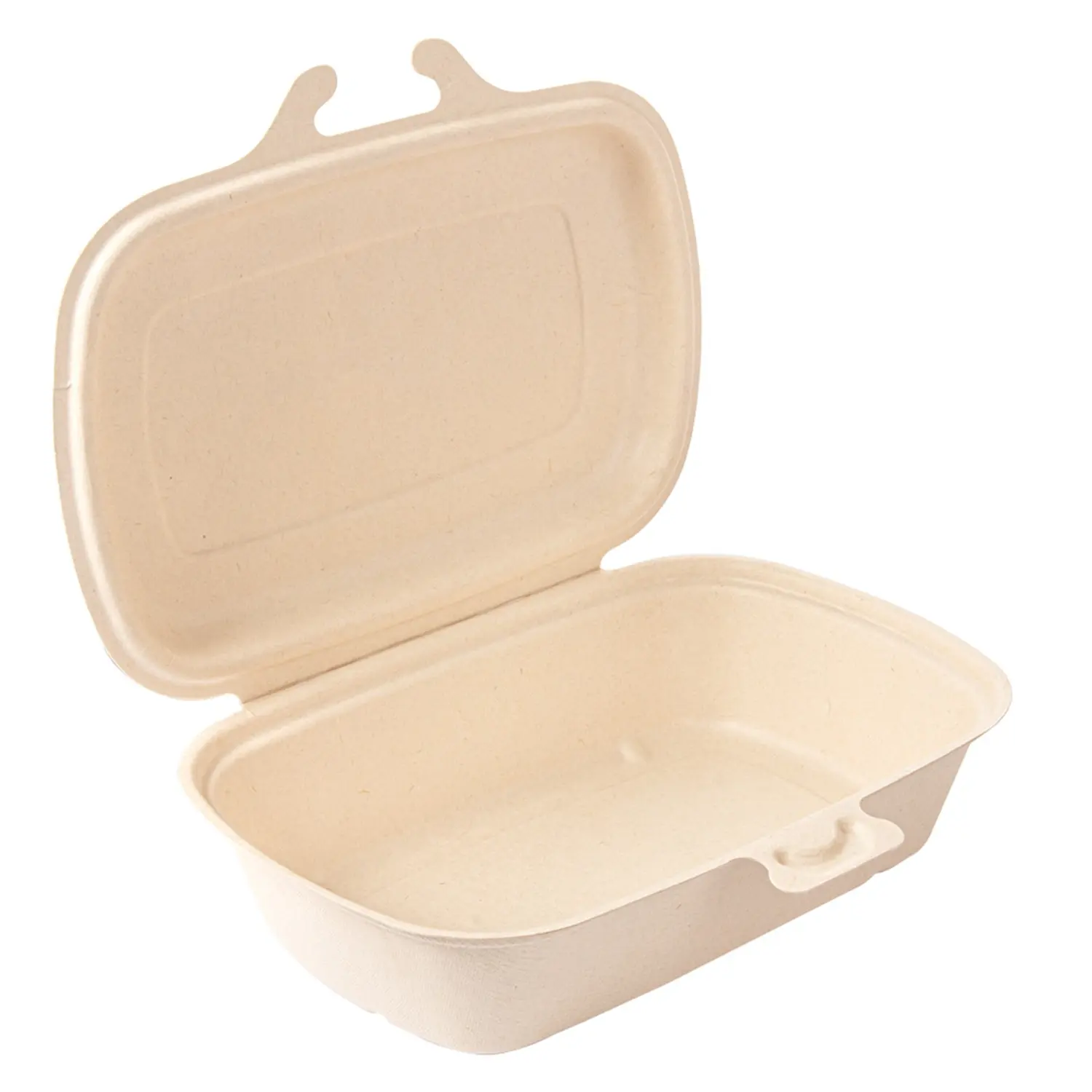 Contenitori 'bionic' 900 ml 22,4x14x6 cm naturale bagassa (400 unità)