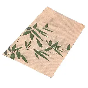Bolsas croissants 'feel green'  32 g/m2 12+5x14 cm natural kraft (500 unid.)