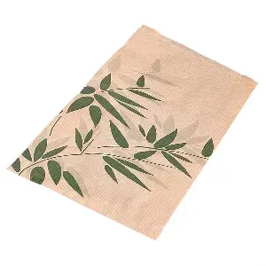 Bolsas croissants 'feel green'  32 g/m2 19+8x26 cm natural kraft (500 unid.)