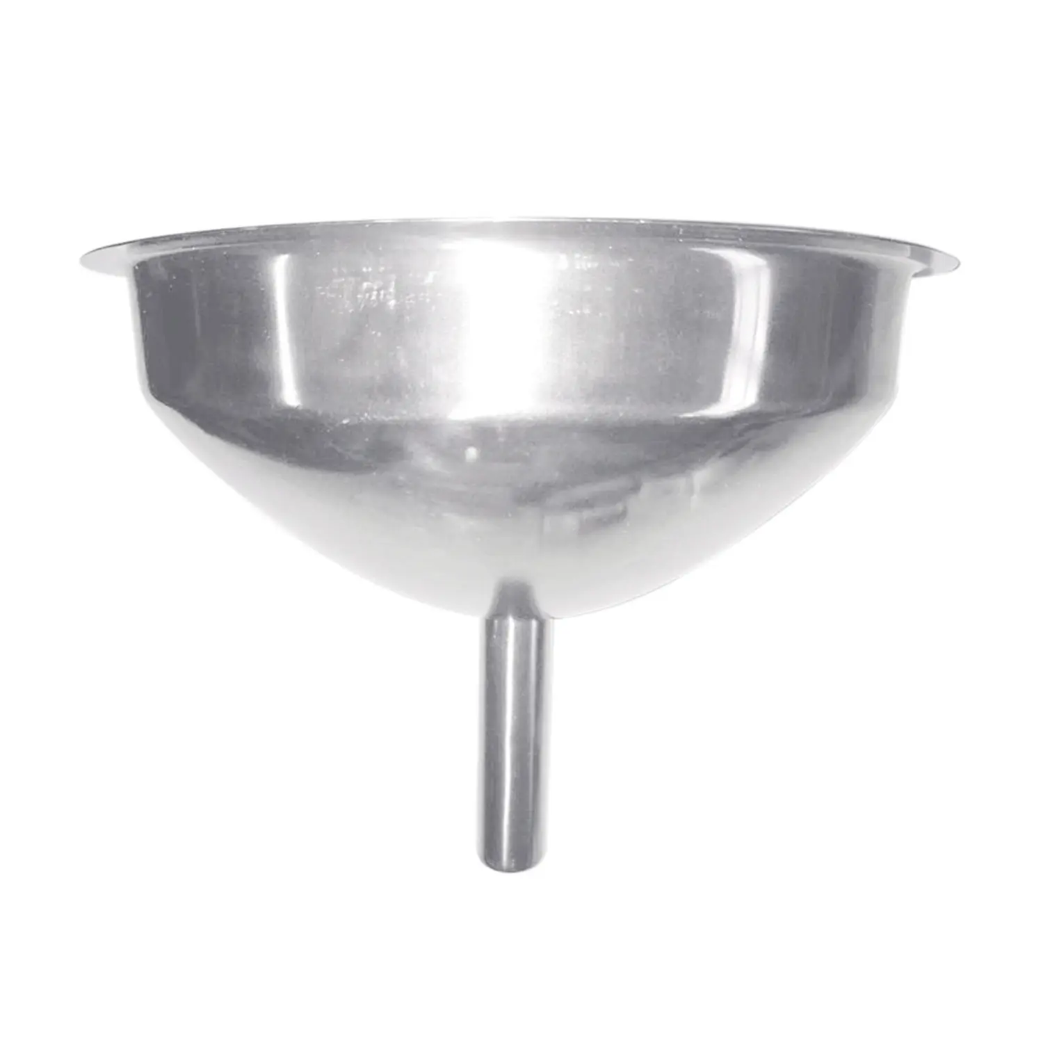 Funil   ø 1,9/14 cm prateado inox (2 unidade)