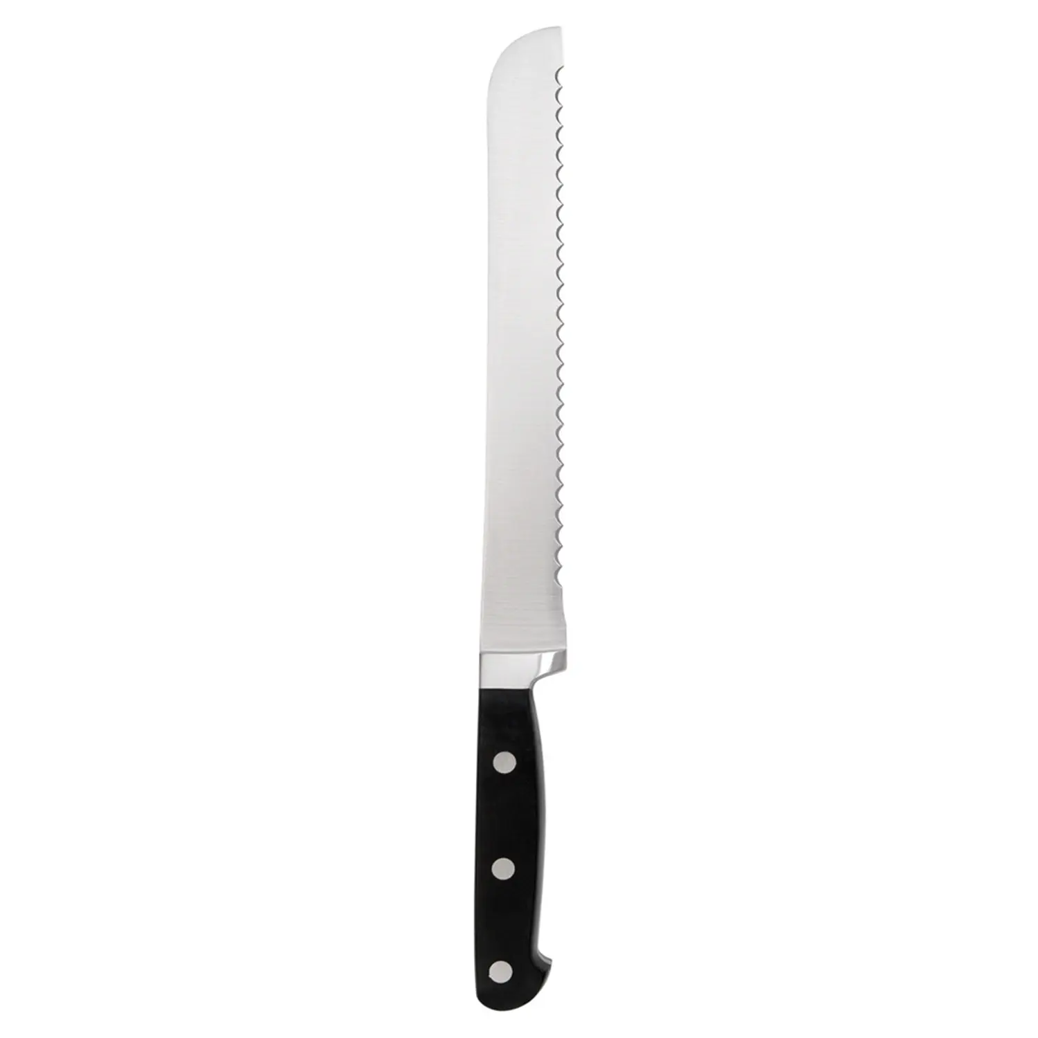 Coltello pane, manico abs  23,5 cm argento acciaio inox (1 unità)