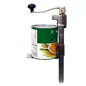 Abridor manual de latas universal  46,5 (h) cm prateado ferro (1 unidade)