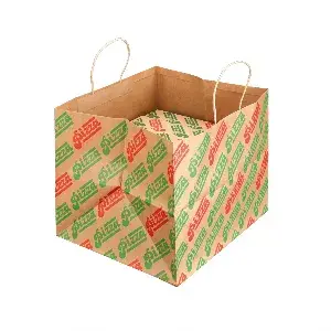 Sacchetti sos per scatole pizza pizza  37+33x32 cm naturale kraft (100 unità)