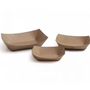 Barquette kraft ingraissable Biodegradable