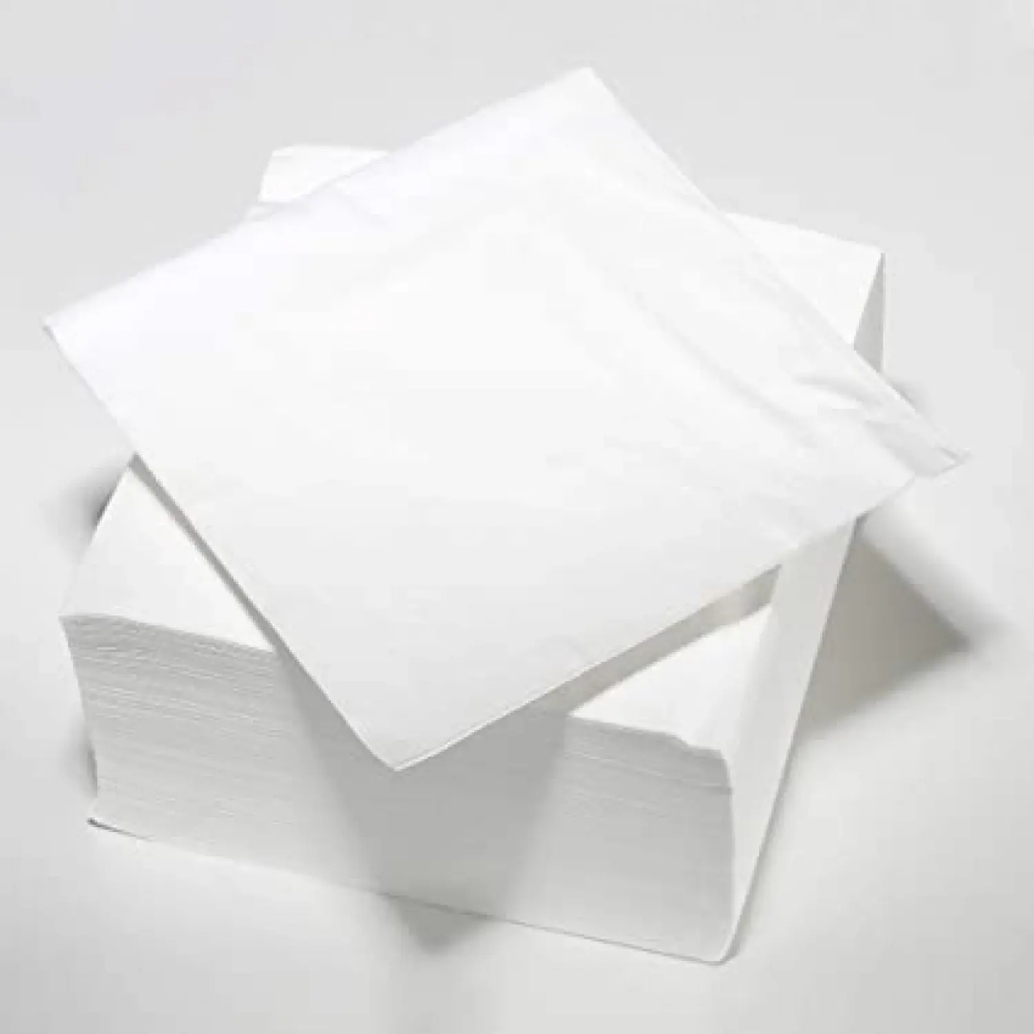 Serviettes cocktail Blanches 20x20cm ,2plis