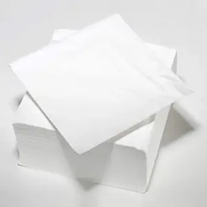 Serviettes cocktail Blanches 20x20cm ,2plis