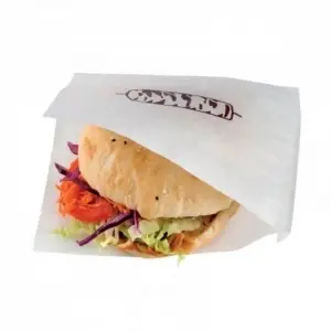 Sachets en papier à deux ouvertures pour kebab/burger