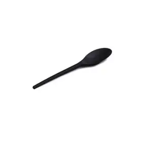 Cuillère en plastique noir
