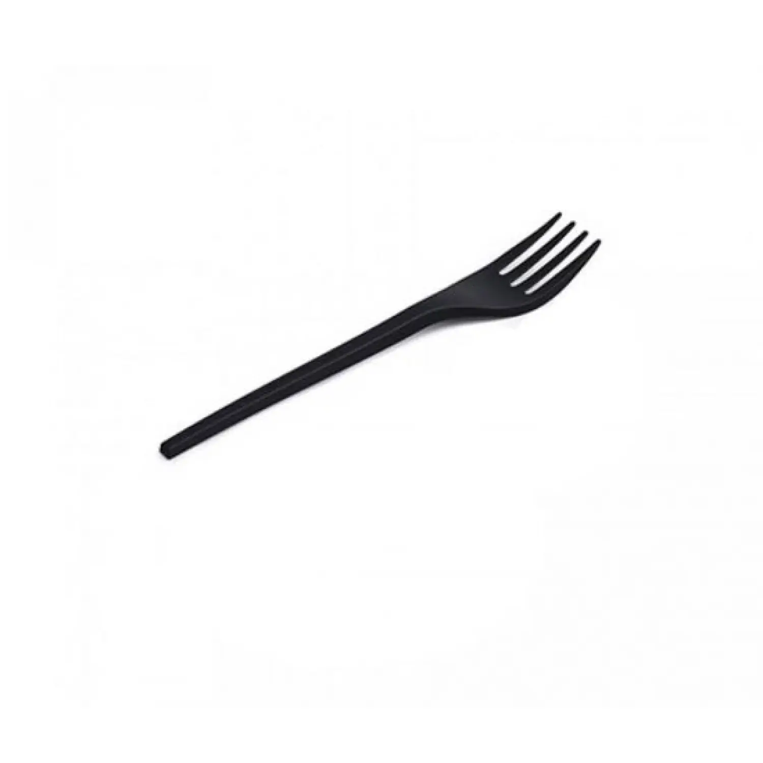 Fourchette en plastique noir