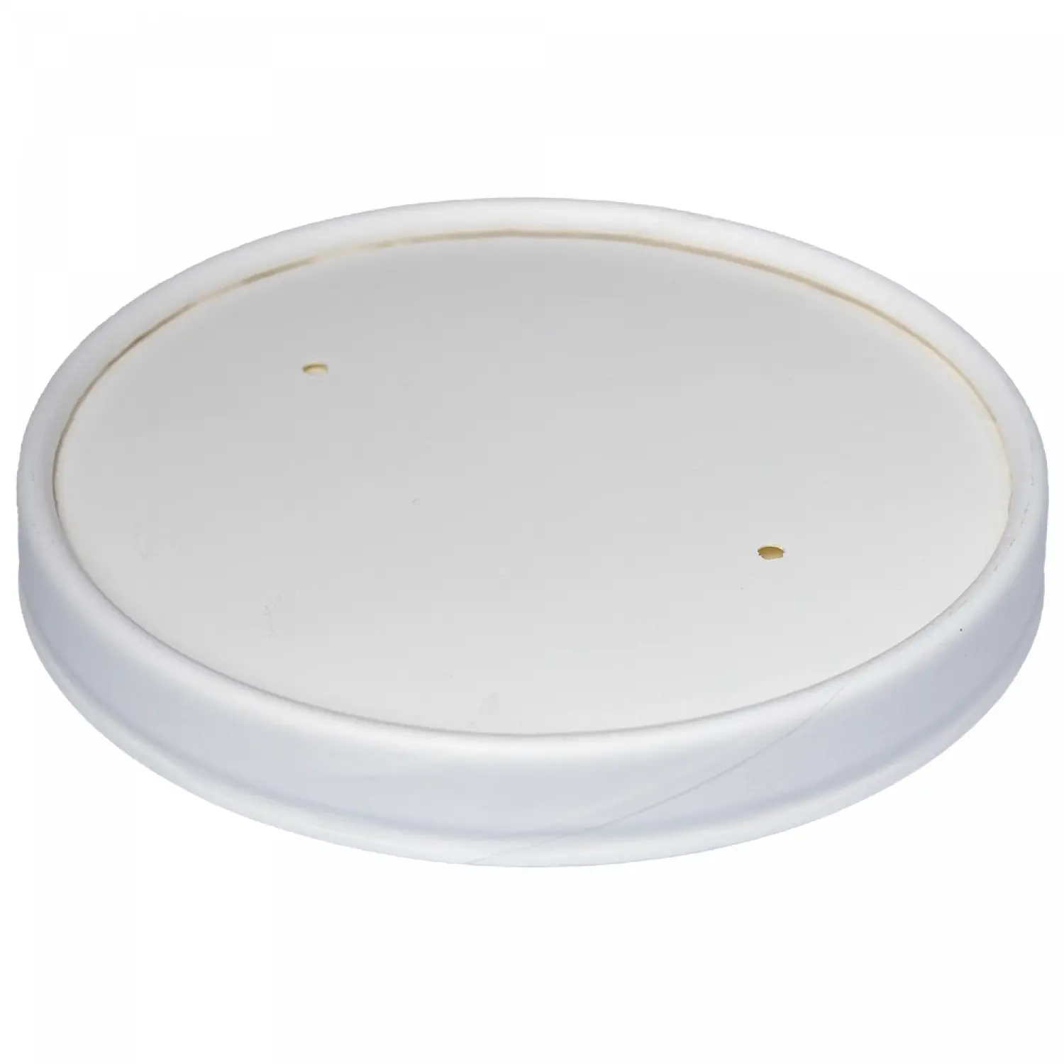 Capace carton pla albe 115 mm 25 buc