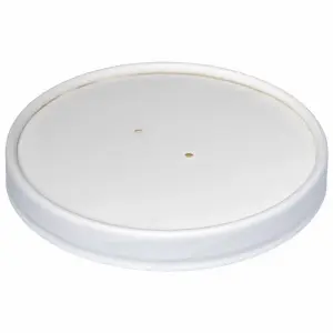 Capace carton pla albe 184 mm 25 buc
