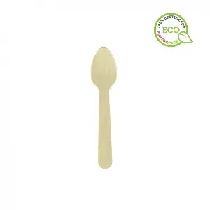 100 Uds. Cucharilla de madera para café (11 cm) | Ref: CUB017