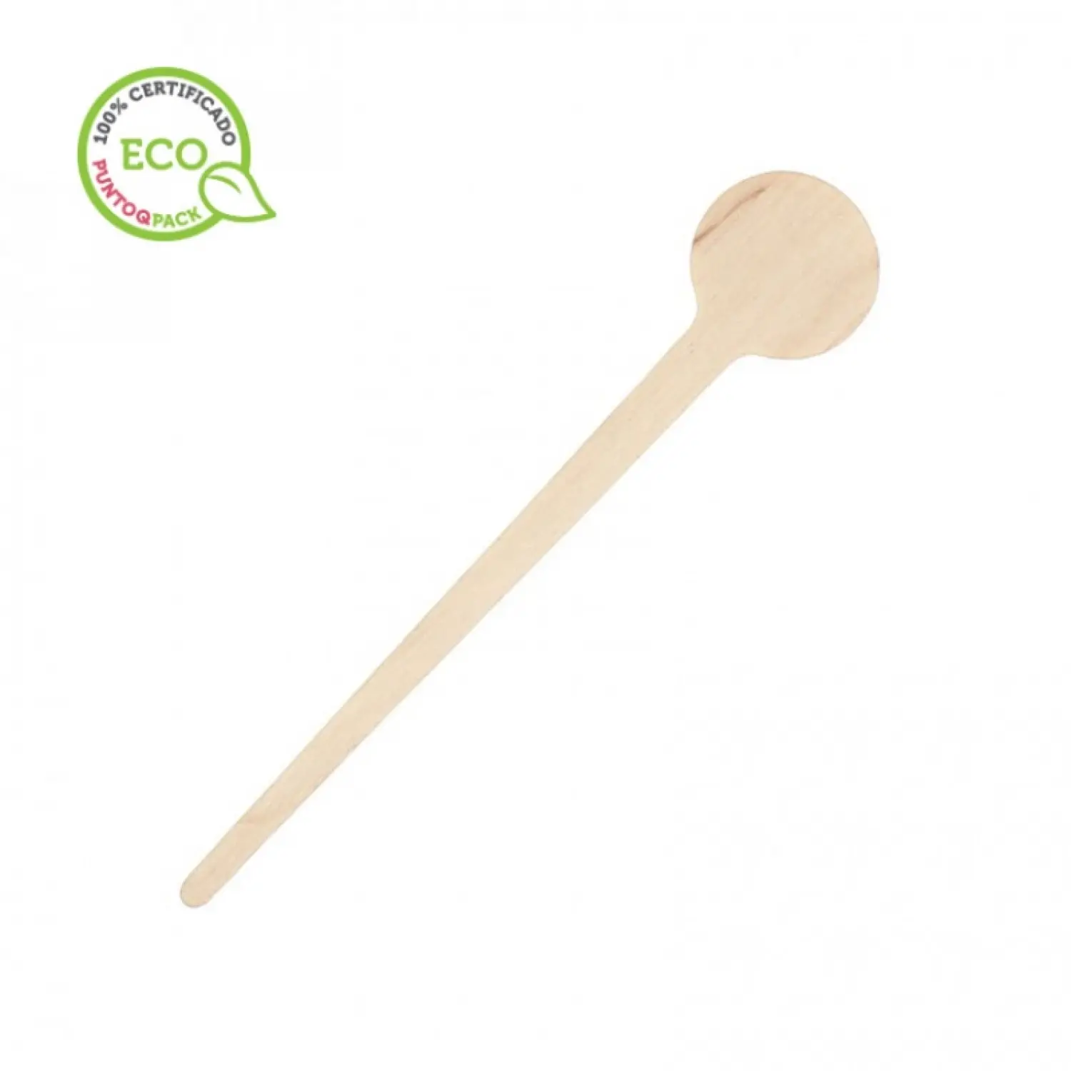 500 Uds. Agitadores de madera punta de chupachups (10cm) | Ref: CUB030
