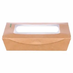 Cutii carton fereastra kraft l 200 buc