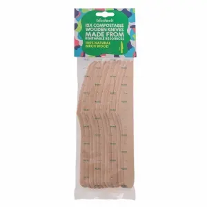 Cutite lemn 16 cm 12 buc