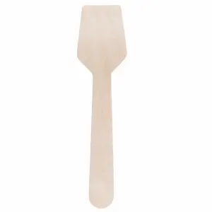 Lingurite lemn ambalaj individual 96 mm 100 buc