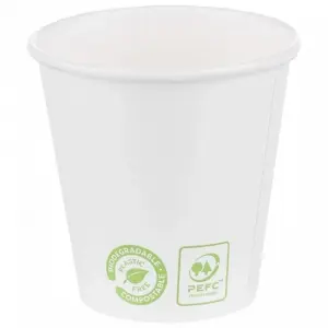 Pahare carton bio albe 220 ml 50 buc