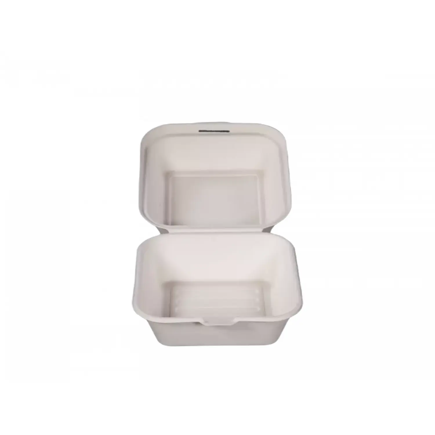 Pudełko na burger z pulpy trzcinowej 154x154x80 mm