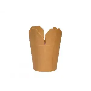 Papirna kutija za istočnjačka jela, kraft, 450 ml