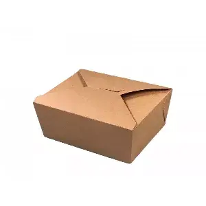 Papirnata kutija, smeđa 1150/1400 ml, 16,5x13x6,5 cm