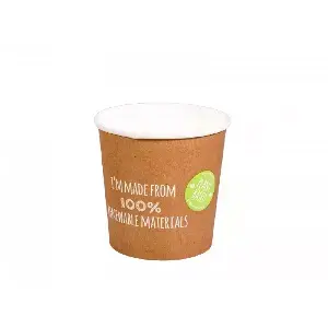 Recipient de hârtie pentru supă, maro 450 ml