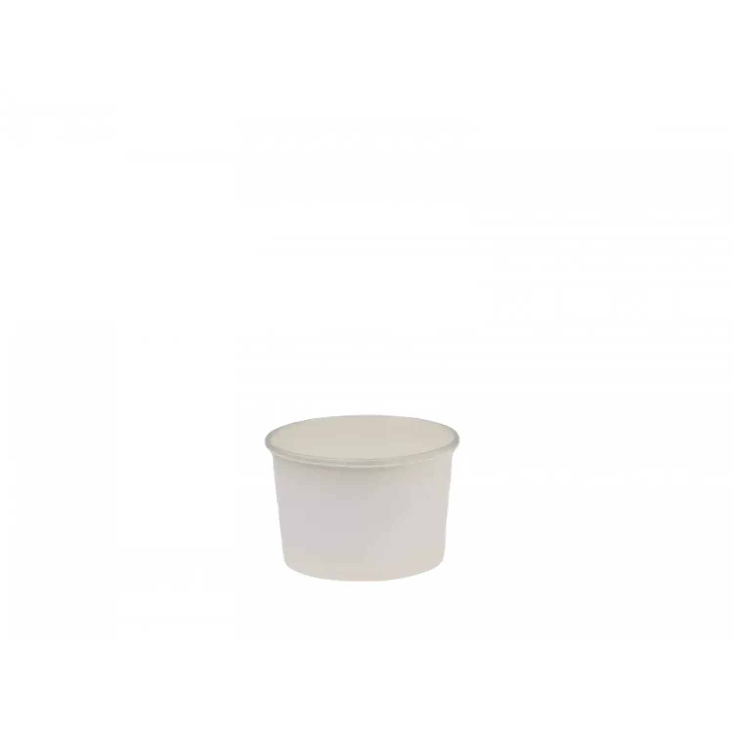 Papirna posuda za sladoled i deserte, bijela, 130 ml