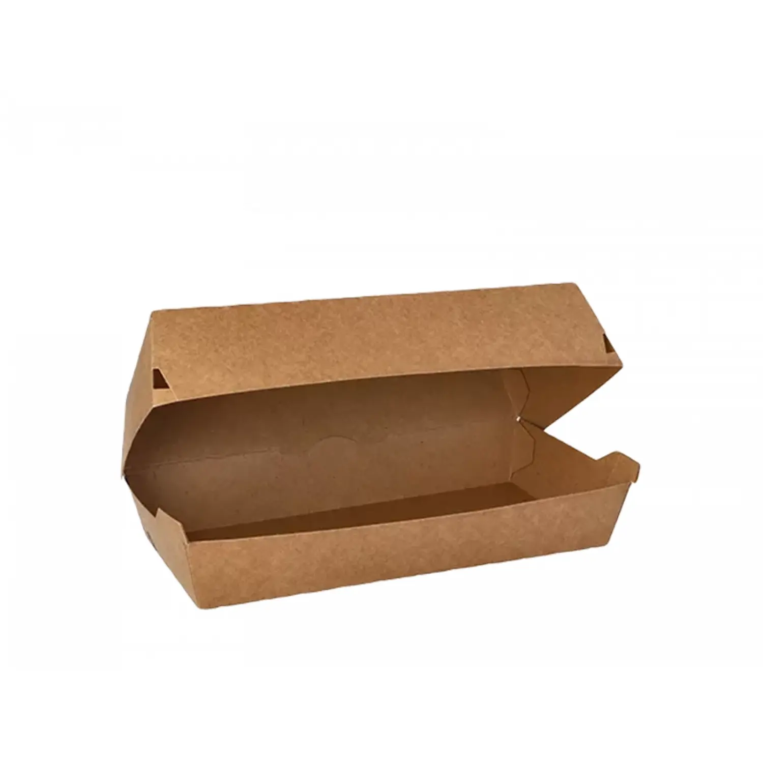 Kutija za hot-dog/Pannini, smeđa 22 × 10,7 × 7,5 cm