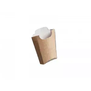 Kutija pomfrita, braon 200 g.