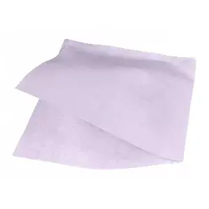 Pungă de hârtie pentru burger, albă, folie PE 125 × 135 mm