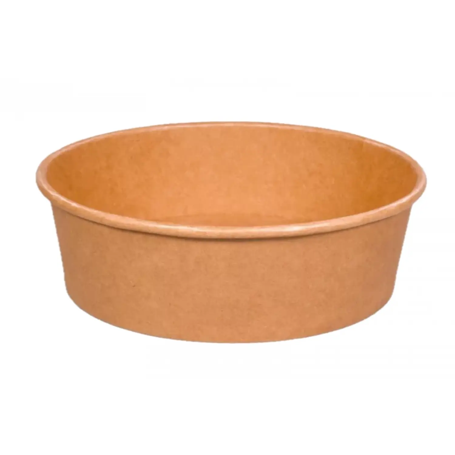 Pojemnik papierowy, sałatkowy, brązowy 1300 ml śr. 185 mm