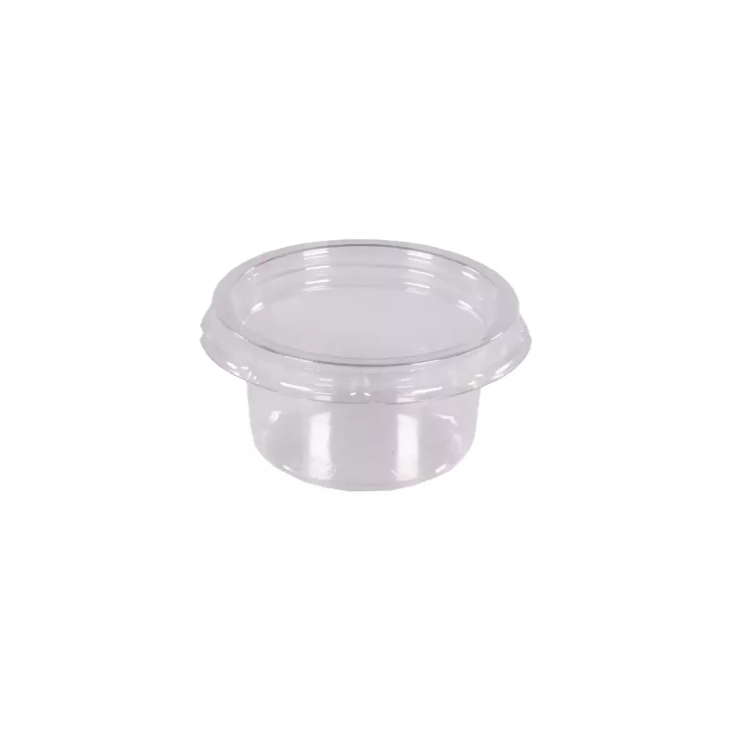Recipient rPET sos fara capac, transparent 45/60 ml