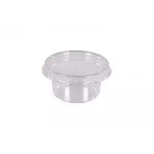 Recipient rPET sos fara capac, transparent 45/60 ml