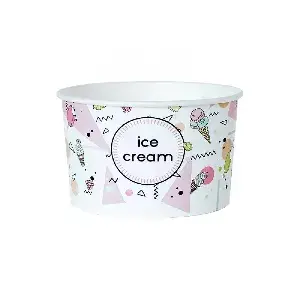 Хартиен съд за сладолед и десерти, модел Ice Cream 245 мл