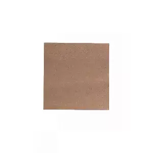 Servetel hartie, 2 straturi, maro 1/4, 24x24 cm