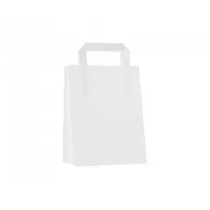 Torba papierowa, biała 260x140x300 mm